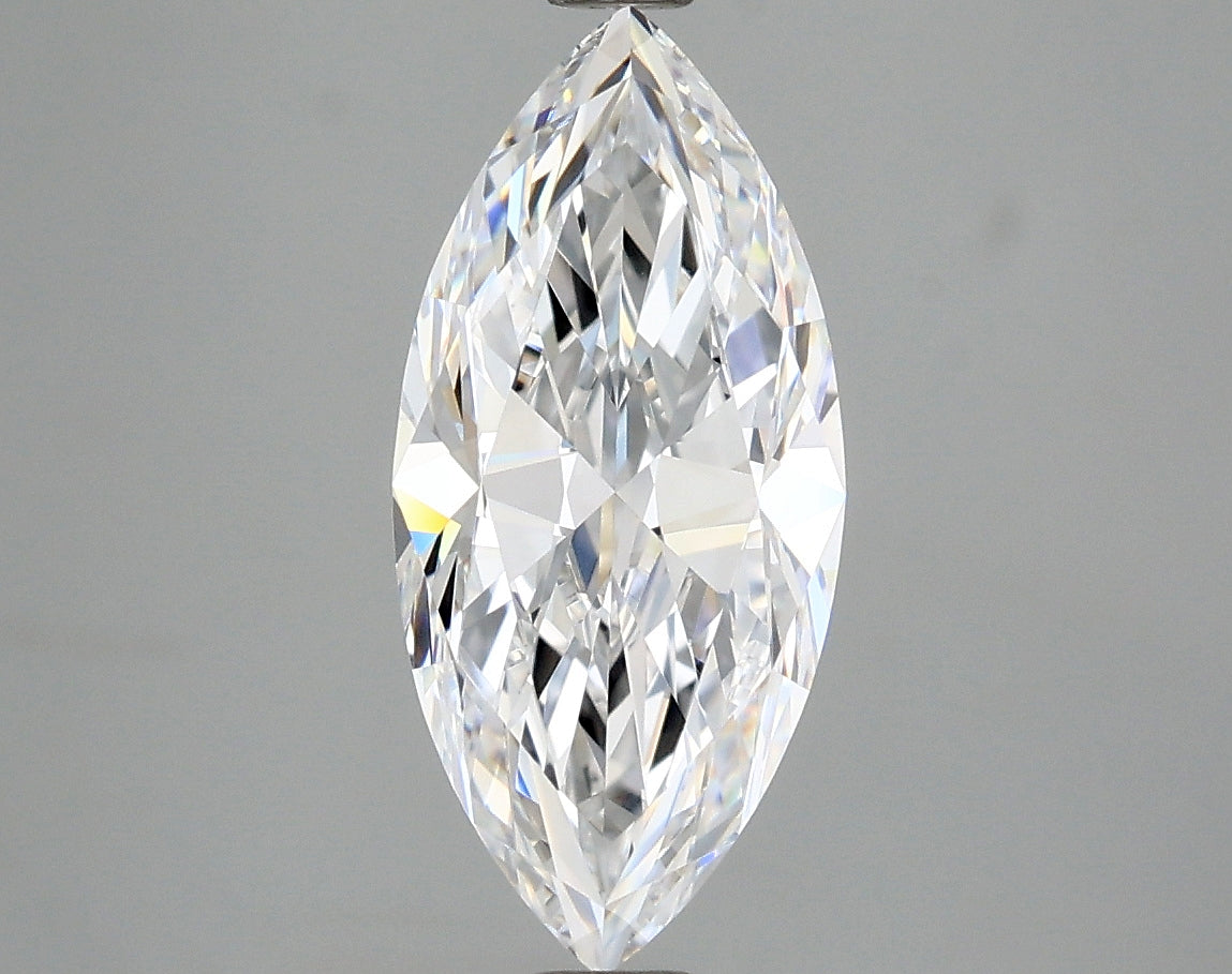 IGI Certified Lab Grown Loose Diamond, Marquise Cut 1 Carat TW (E-F Color VVS-VS Clarity) for Making Precious Fine Jewelry
